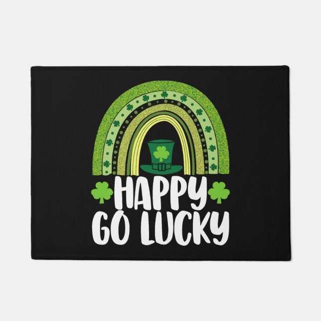 Happy Go Lucky Fußmatte (Vorderseite)