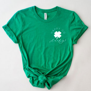 Happy Go Lucky Kleeblatt St. Patrick's Day T-Shirt