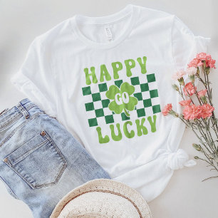 Happy Go Lucky Shirt, St Patrick's Day T - Shirt