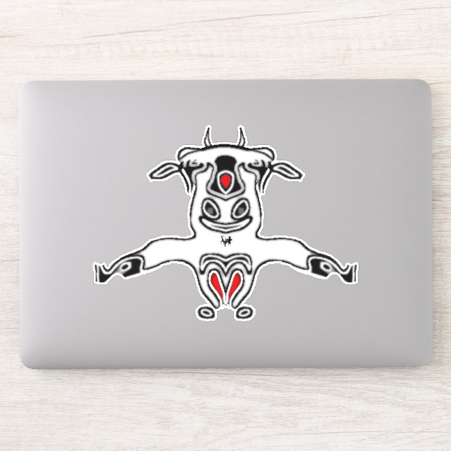 Happy Goat Aufkleber (Computer)