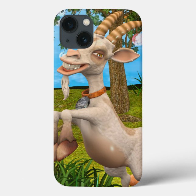 Happy Goat Case-Mate iPhone Hülle (Rückseite)