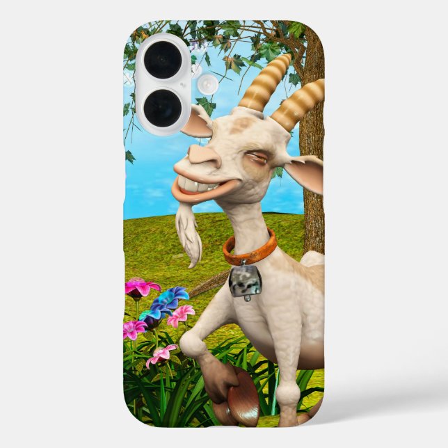 Happy Goat Case-Mate iPhone Hülle (Rückseite)