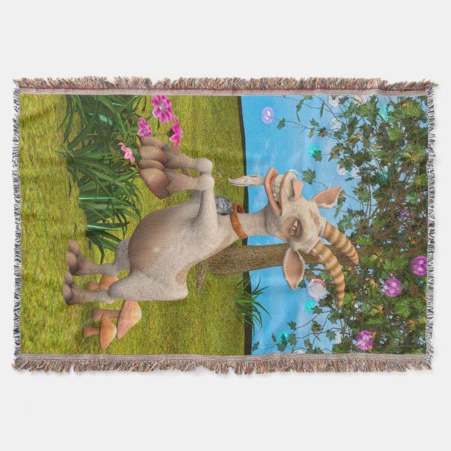 Happy Goat Decke (Vorderseite)