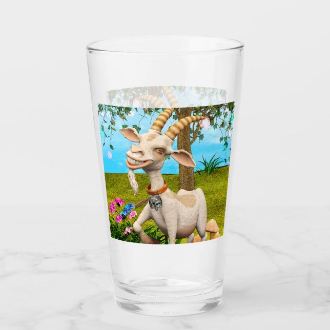 Happy Goat Glas (Vorderseite)