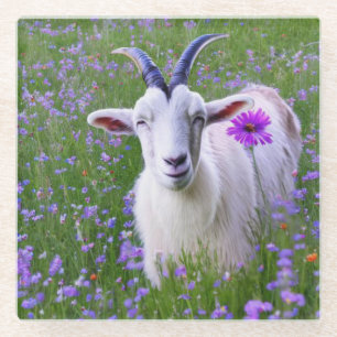 Happy Goat Glasuntersetzer