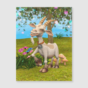 Happy Goat Magnetkarte