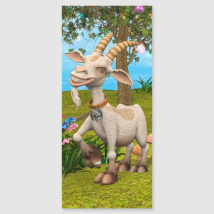 Happy Goat Magnetkarte