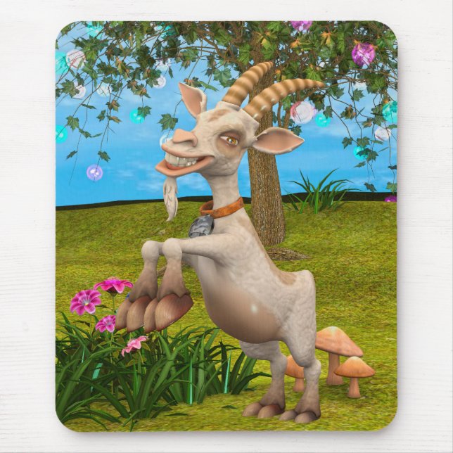 Happy Goat Mousepad (Vorne)