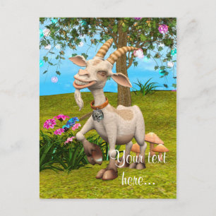 Happy Goat Postkarte