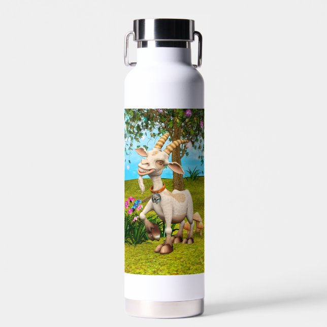 Happy Goat Trinkflasche (Vorne)