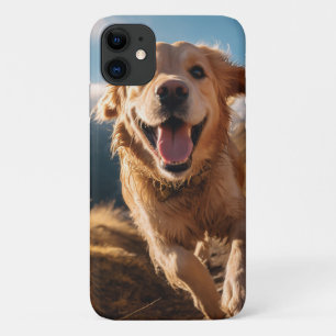 Happy Golden Retriever Running Case-Mate iPhone Hülle