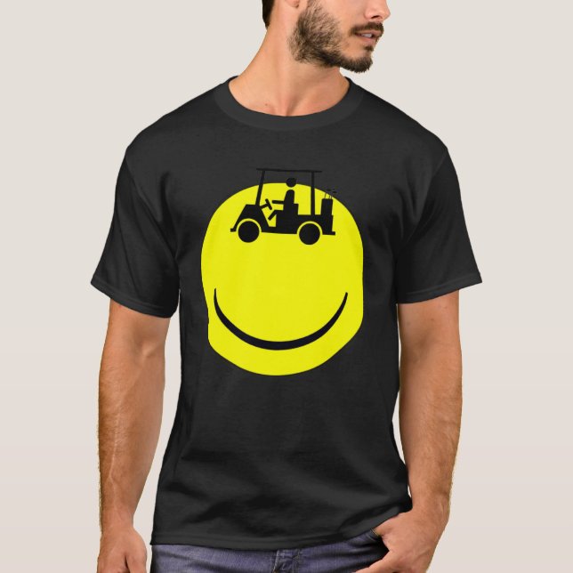 Happy Golf Cart T-Shirt (Vorderseite)