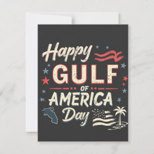 Happy Golf of America's Funny Patriotic Dankeskarte