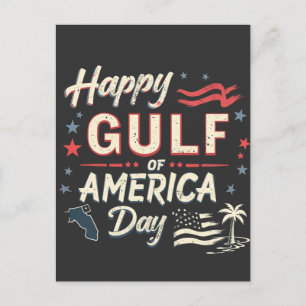 Happy Golf of America's Funny Patriotic Postkarte