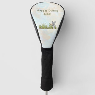 Happy Golfing Vater Der sonnige Vatertag Golf Headcover