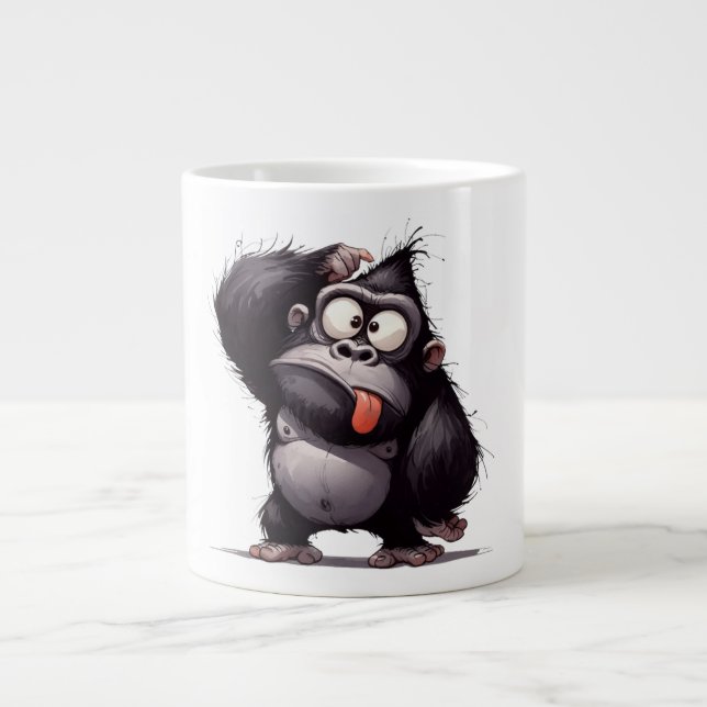 Happy Gorilla 14. Oktober Tasse (Vorderseite)