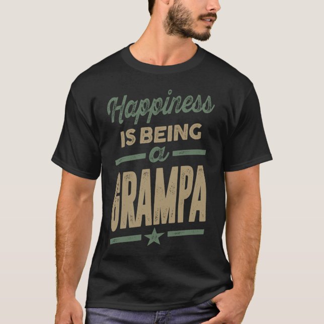 Happy Grampa T-Shirt (Vorderseite)