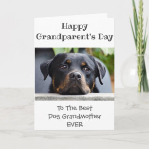Happy Grandeleltern Day to Großmutter from Dog Karte