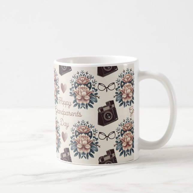 Happy Grandeleltern Tagesgeschenk Idee Kaffeetasse (Rechts)