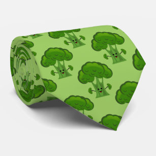 Happy Green Broccoli Krawatte