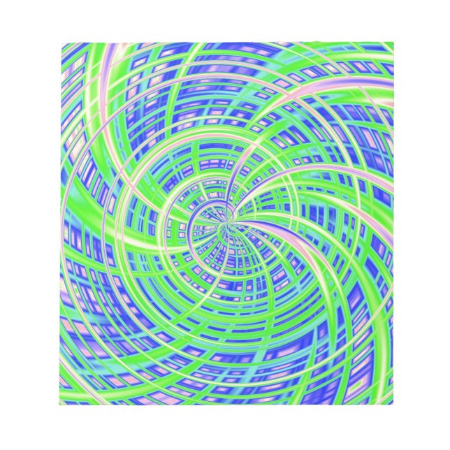 Happy, green (C) Notizblock (Vorderseite)