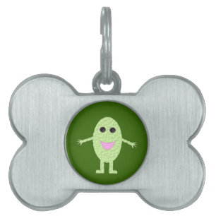 Happy Green Grape Pet Tag Tiermarke