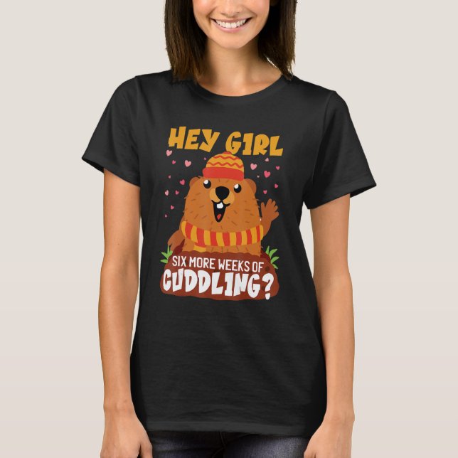 Happy Ground Hog Day Kids Groundhog Day T-Shirt (Vorderseite)