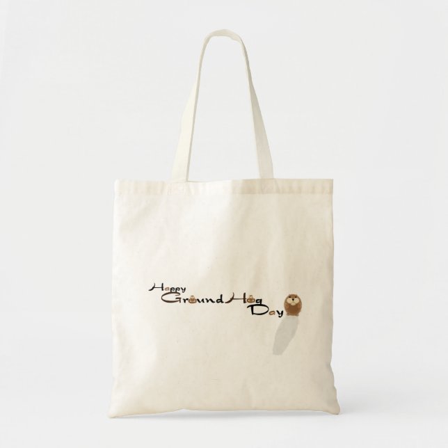 Happy Groundhog Day Bag Tragetasche (Vorne)