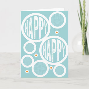 Happy Grußkarte Karte