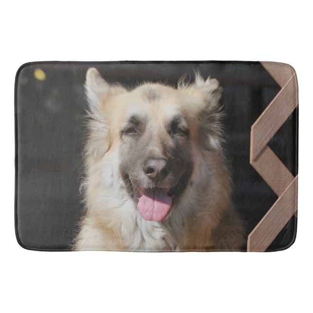 Happy GSD Bath Mat Badematte (Vorderseite)