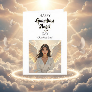 Happy Guardian Angel Day (asiatisch) Karte