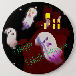 Happy Hallo- Booween Button