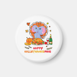 Happy Hallo Elephant Drink Wein Danke Geschenk Magnet