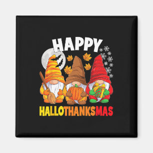 Happy HalloDankeMas Halloween Erntedank Christ Magnet