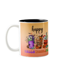 Happy HalloDankeMas Kaffee Tasse