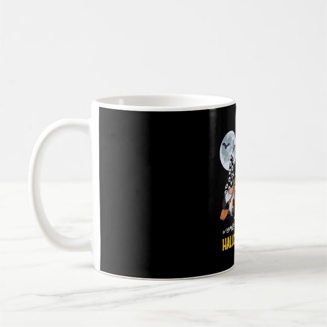 Happy Hallothanksmas Gnomes Halloween Erntedank Kaffeetasse (Links)