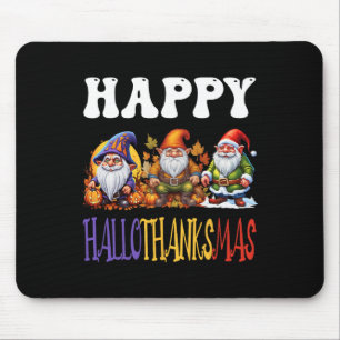 Happy Hallothanksmas Halloween Erntedank Christ Mousepad