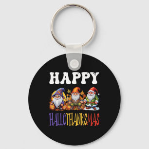 Happy Hallothanksmas Halloween Erntedank Christ Schlüsselanhänger