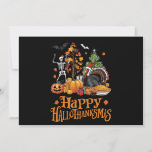 Happy Hallothanksmas Happy Halloween Erntedank Einladung