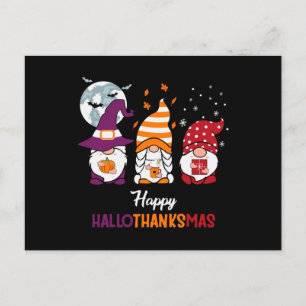 Happy Hallothanksmas Postkarte