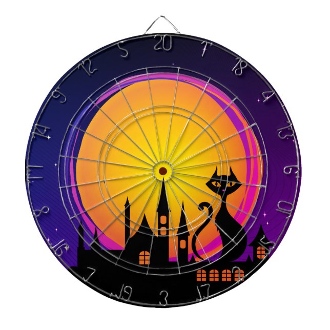 Happy Halloween 11 Dart Board Dartscheibe (vorne)