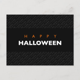 Happy Halloween 31. Oktober Moderne Typografie Postkarte
