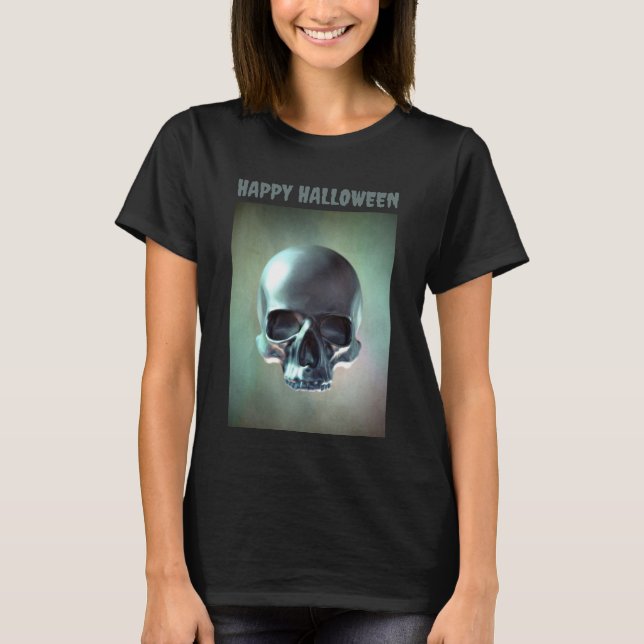 Happy Halloween. 3D skull render T-Shirt (Vorderseite)