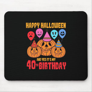 Happy Halloween 40. Geburtstag Mousepad