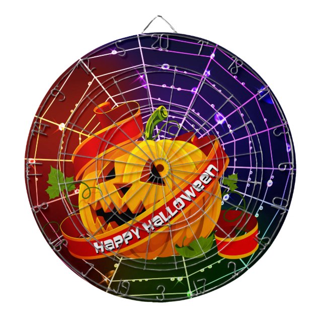 Happy Halloween 6A Dart Board Dartscheibe (vorne)