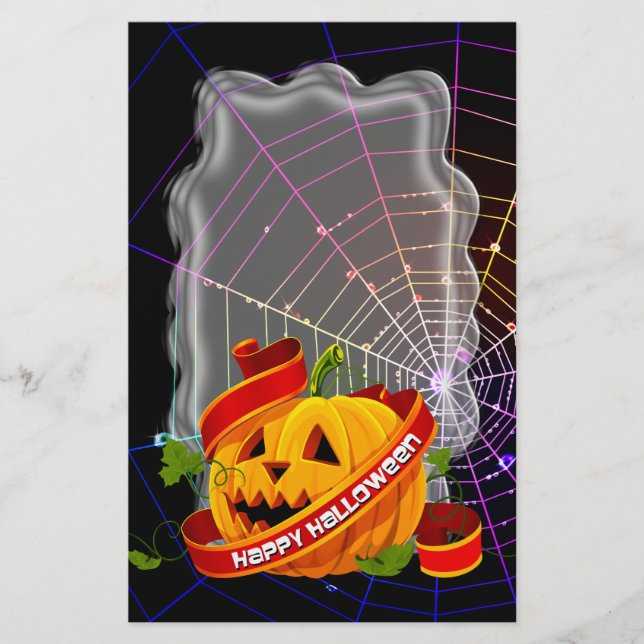Happy Halloween 6A Stationery Briefpapier (Vorderseite)