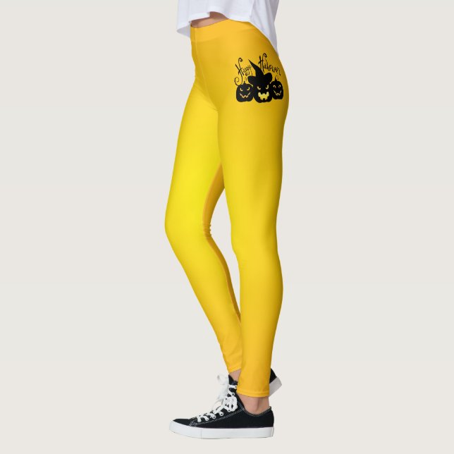 Happy Halloween 8 Optionen Leggings (Links)