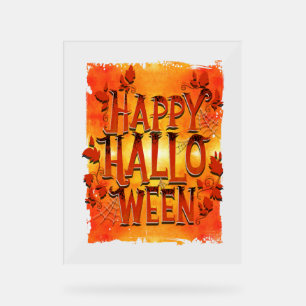 Happy Halloween Acrylschild
