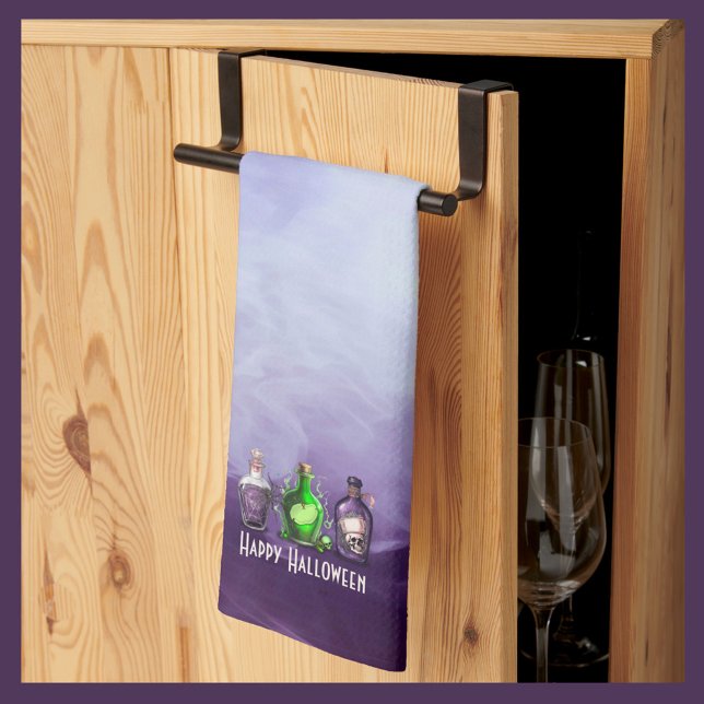 Happy Halloween Apothecary Jar Geschirrtuch (Von Creator hochgeladen)