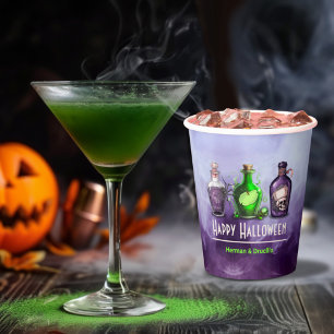 Happy Halloween Apothecary Jar Pappbecher